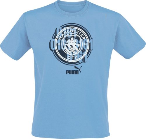 Puma MCFC Football Culture Tee Tričko modrá