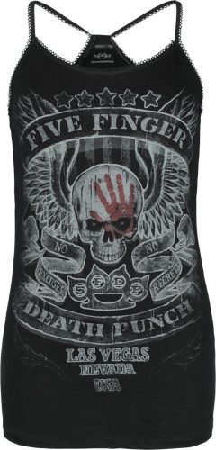 Five Finger Death Punch Wings Dámský top černá