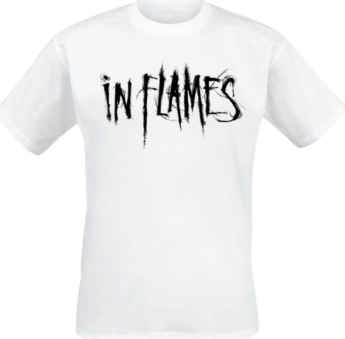 In Flames Buried Time Tričko bílá