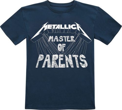 Metallica Kids - Master Of Parents detské tricko námořnická modrá