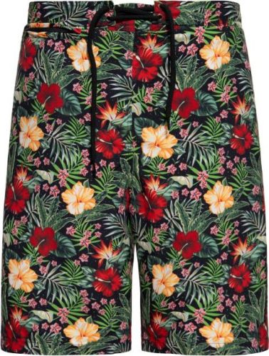 King Kerosin Hawaiian Style Swim Shorts Pánské plavky černá