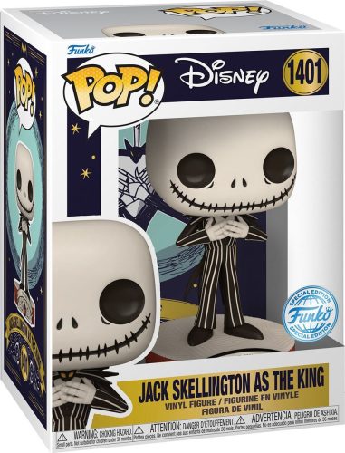 The Nightmare Before Christmas Jack Skellington as the King Vinyl Figur 1401 Sberatelská postava vícebarevný