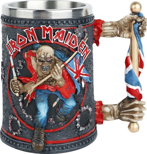 Iron Maiden Trooper Tankard Půllitr vícebarevný