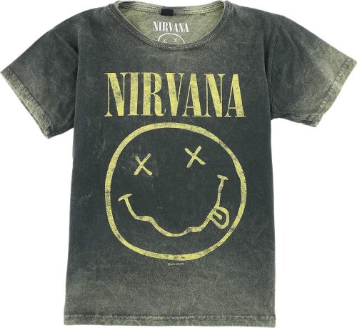 Nirvana Kids - Logo detské tricko zelená