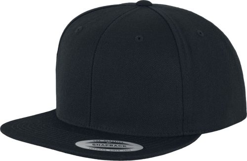 Flexfit Organic Cotton Snapback kšiltovka černá