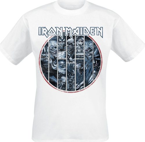 Iron Maiden Ten Circles Eddie Tričko bílá