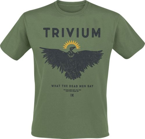 Trivium Vulture Tričko olivová