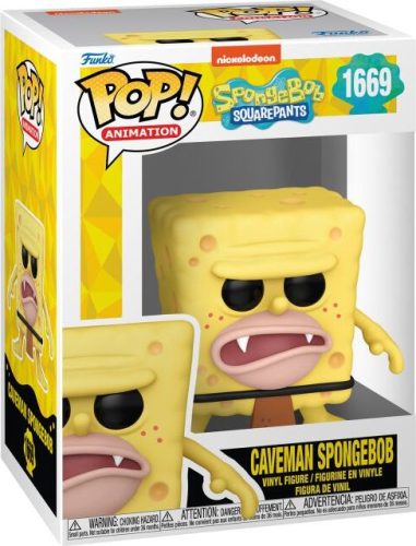 SpongeBob SquarePants Caveman Spongebob Vinyl Figur 1669 Sberatelská postava vícebarevný