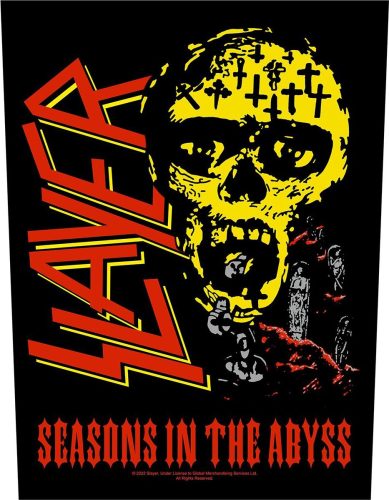 Slayer Seasons In The Abyss nášivka na záda vícebarevný