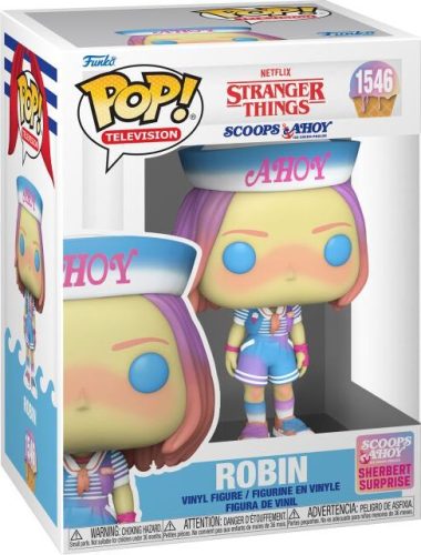 Stranger Things Vinylová figurka č.1546 Robin (Scoops Ahoy) Sberatelská postava vícebarevný