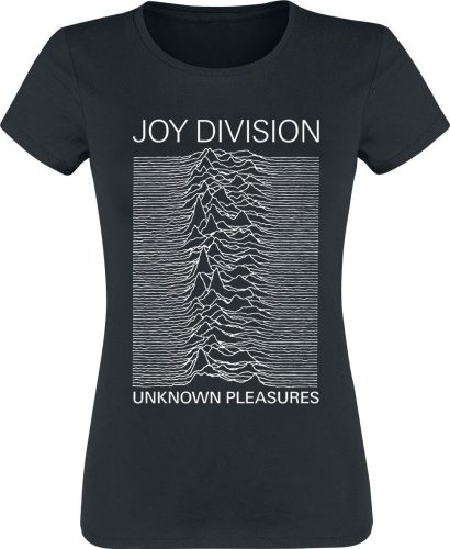 Joy Division Stacked Unknown Pleasures Dámské tričko černá