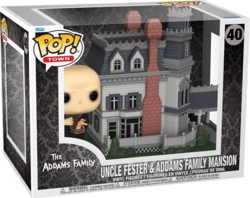 The Addams Family Vinylová figurka č.40 Uncle Fester and Addams Family Mansion (POP! Town) Sberatelská postava vícebarevný