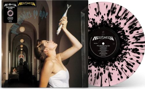 Helloween Pink bubbles go ape LP barevný