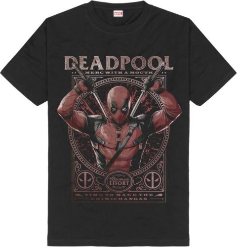 Deadpool Maximum Effort Tričko černá