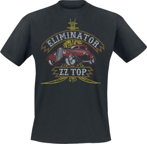 ZZ Top Eliminator Pinstripe Tričko černá