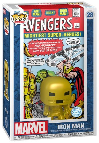 Avengers Iron Man (Comic Cover) Vinyl Figur 28 Sberatelská postava standard