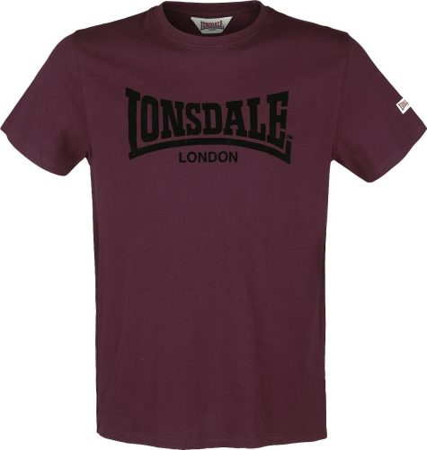 Lonsdale London LL008 One Tone Tričko bordová