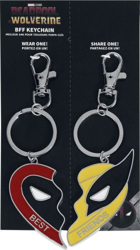 Deadpool 3 - Wolverine - Come Together BFF Key Chain Klíčenka vícebarevný