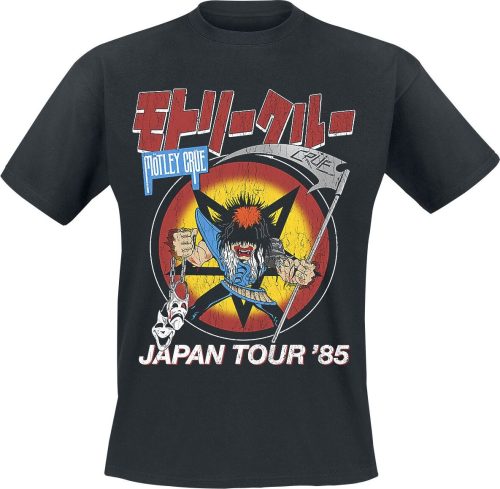 Mötley Crüe Japan Tour Tričko černá