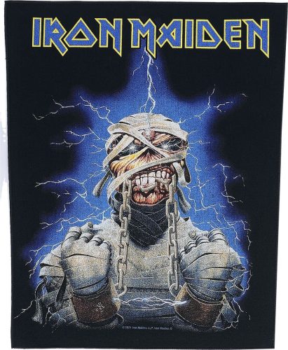 Iron Maiden Powerslave Eddie nášivka na záda vícebarevný