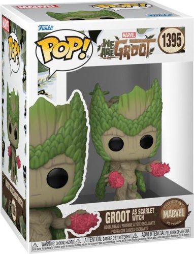 Marvel Vinylová figurka č.1395 We Are Groot - Groot as Scarlet Witch Sberatelská postava vícebarevný