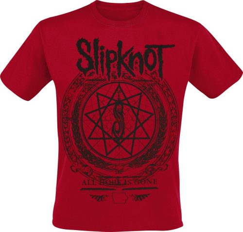 Slipknot Blurry Tričko tmavě červená