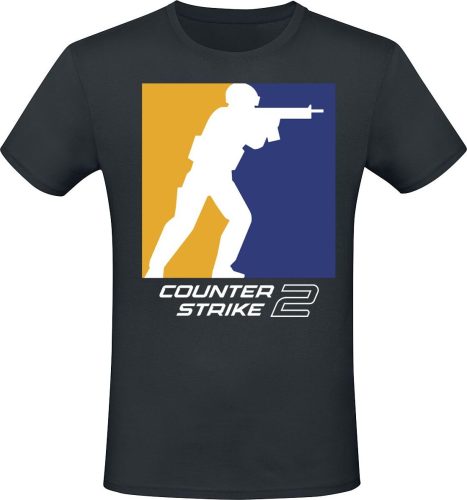 Counter-Strike 2 - Logo Tričko černá