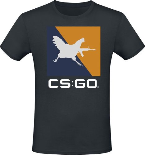 Counter-Strike Global Offensive - CS:GO - Chicken Tričko černá