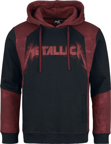 Metallica EMP Signature Collection Mikina s kapucí cerná/cervená