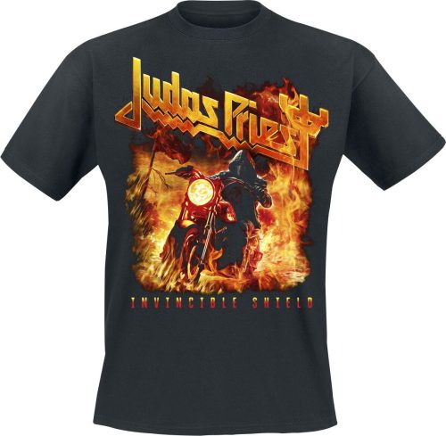 Judas Priest Album Biker Tričko černá