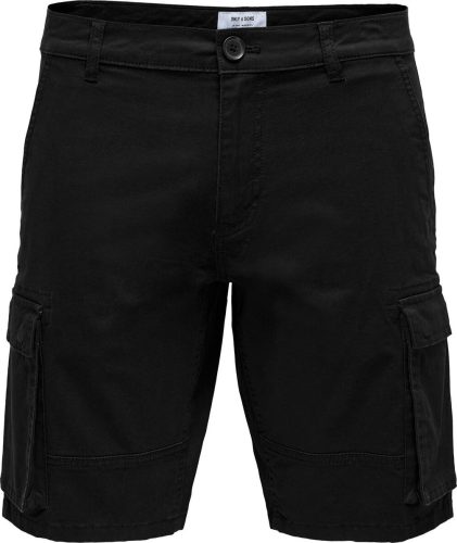 ONLY and SONS ONSCam Stage Cargo Shorts PK 6689 Cargo kraťasy černá