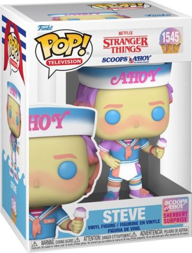 Stranger Things Vinylová figurka č.1545 Steve (Scoops Ahoy) Sberatelská postava vícebarevný