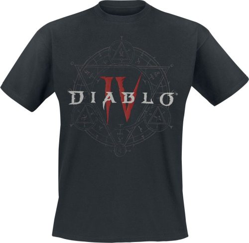 Diablo 4 - Pentagram Tričko černá