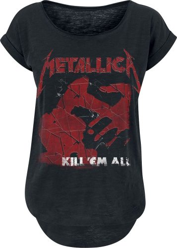 Metallica Kill 'Em All Shattered Dámské tričko černá