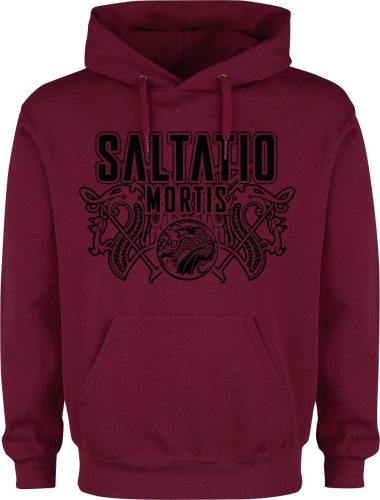 Saltatio Mortis Viking Logo Mikina s kapucí červená