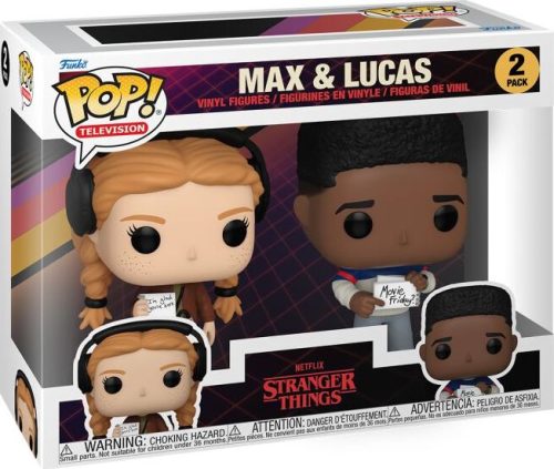 Stranger Things Balení 2 ks vinylových figurek Max and Lucas Sberatelská postava vícebarevný