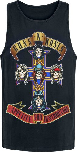 Guns N' Roses Appetite For Destruction Tank top černá