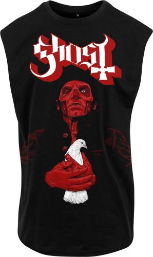 Ghost Dove Red Logo Tank top černá