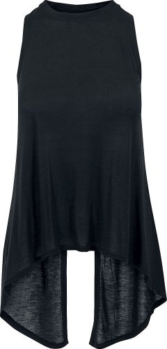 Urban Classics Ladies HiLo Viscose Top Dámský top černá