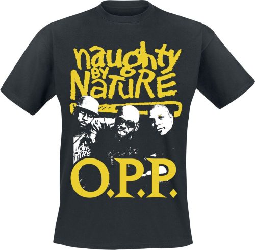 Naughty by Nature Vintage OPP Tričko černá