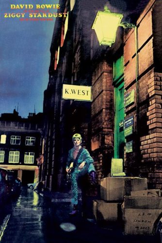 David Bowie Ziggy Stardust plakát vícebarevný