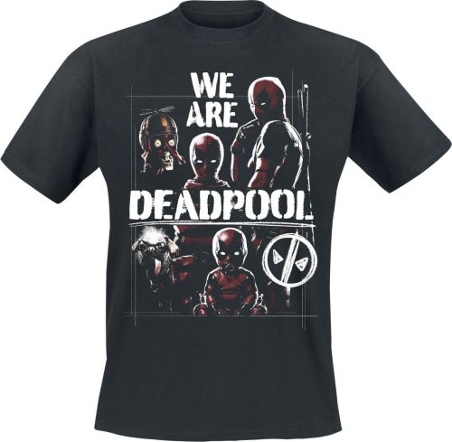 Deadpool We Are Deadpool Tričko černá