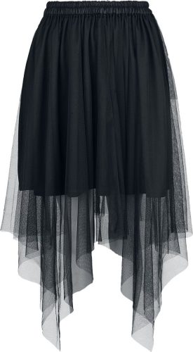 Gothicana by EMP Tulle Skirt Sukně černá