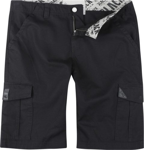 Black Premium by EMP Army Vintage Shorts Kraťasy černá