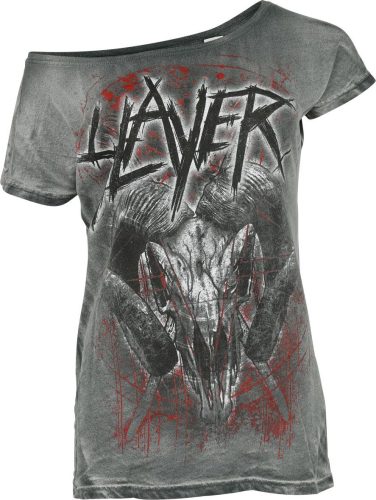 Slayer Mongo Logo Dámské tričko tmavě šedá