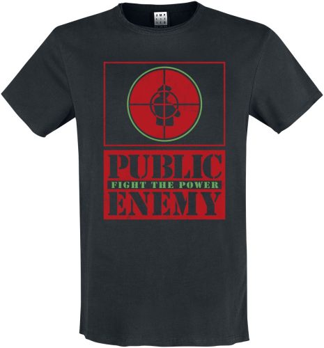 Public Enemy Amplified Collection - Fight The Power Target Tričko černá