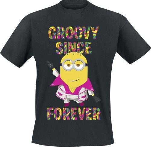 Minions Groovy Since Forever Tričko černá