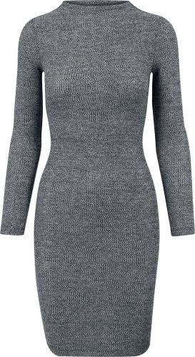 Urban Classics Ladies Rib Dress Šaty charcoal