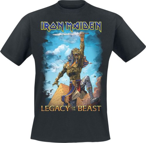 Iron Maiden Pharaoh Tričko černá