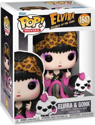 Elvira Vinylová figurka č.1647 Elvira and Gonk Sberatelská postava vícebarevný